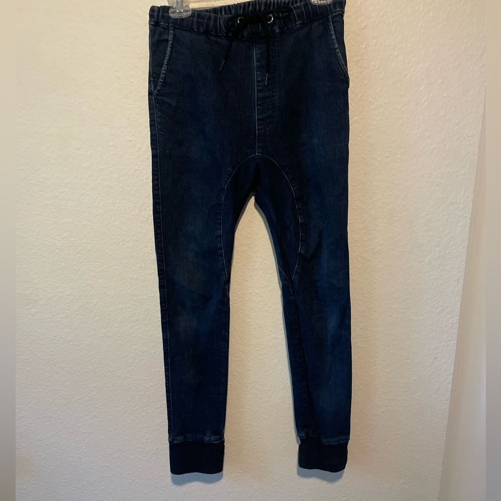 Dirty Robbers Denim Co Blue Denim Jogger Jeans
